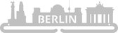 Berlin Medaillehanger RVS (35cm breed) - Nederlands product - incl. cadeauverpakking - sport cadeau - topkado - medalhanger - medailles - skyline - halve marathon - triathlon - cou