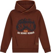 SKURK Seth Jongens Cognac Bruine Hoodie - Maat 104