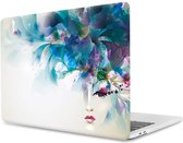 Laptophoes - Geschikt voor MacBook Pro 13 inch Hoes Case - A1706, A1708 (2017) - Vrouw Print