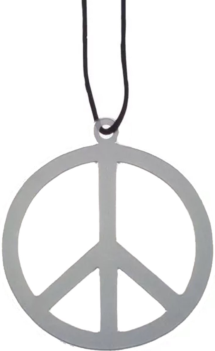 Hippie ketting peace PVC budget