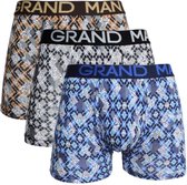 Grand man boxershorts heren Grand man 5033 3-pak -L-Boxershorts