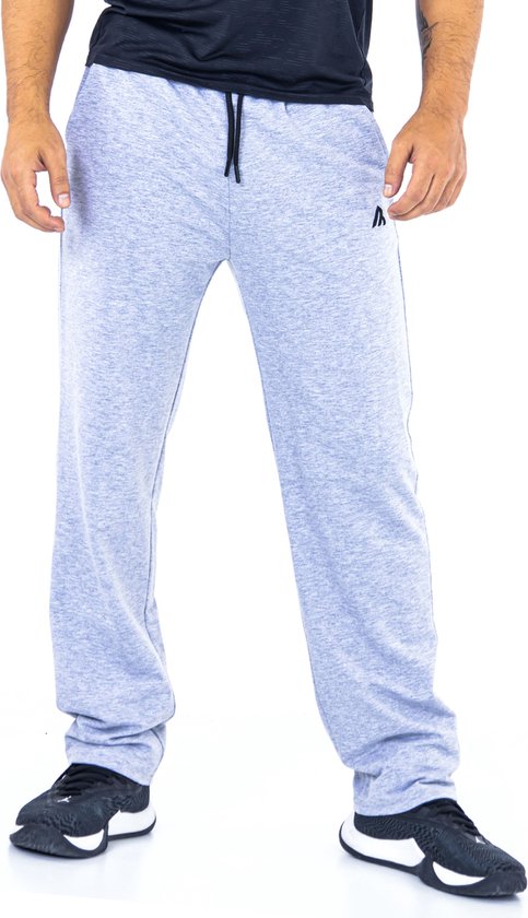Buzari Pantalon de jogging homme - gris - M - pantalon d'entraînement homme - Pantalon de sport long