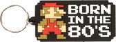 Sleutelhanger - Super Mario Bros: Born in the 80's - rubber - metalen ring