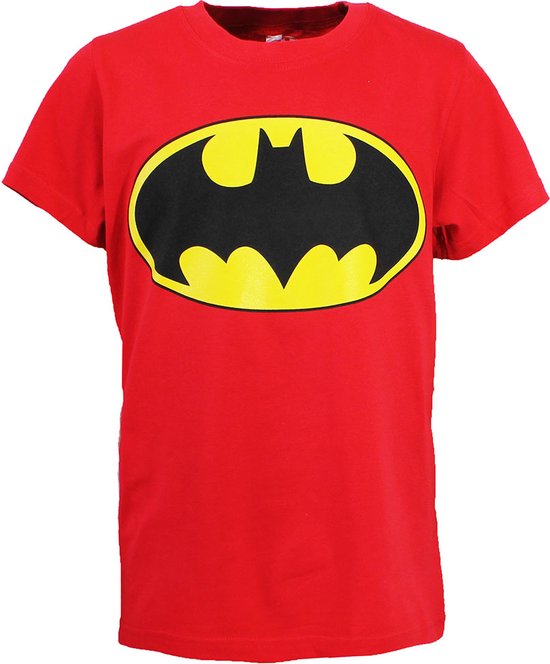 Comics Batman Logo Kinder T-Shirt Rood | bol.com