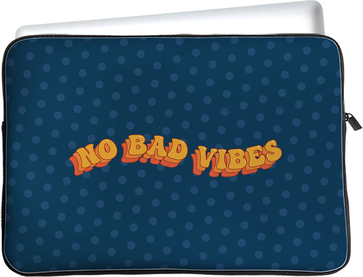 Lenovo Tab M10 HD Gen 2 hoes - Tablet Sleeve - No Bad Vibes - Designed by Cazy