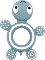 Chewzoo® - Bijtketting - Kauwketting - Schildpad Cartoon - Grijs