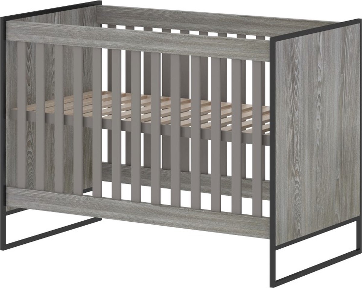 Cabino Babybed / Ledikant Dakota -Grijs 60 x 120 cm Cabino Babybed / Ledikant Dakota -Grijs 60 x 120 cm