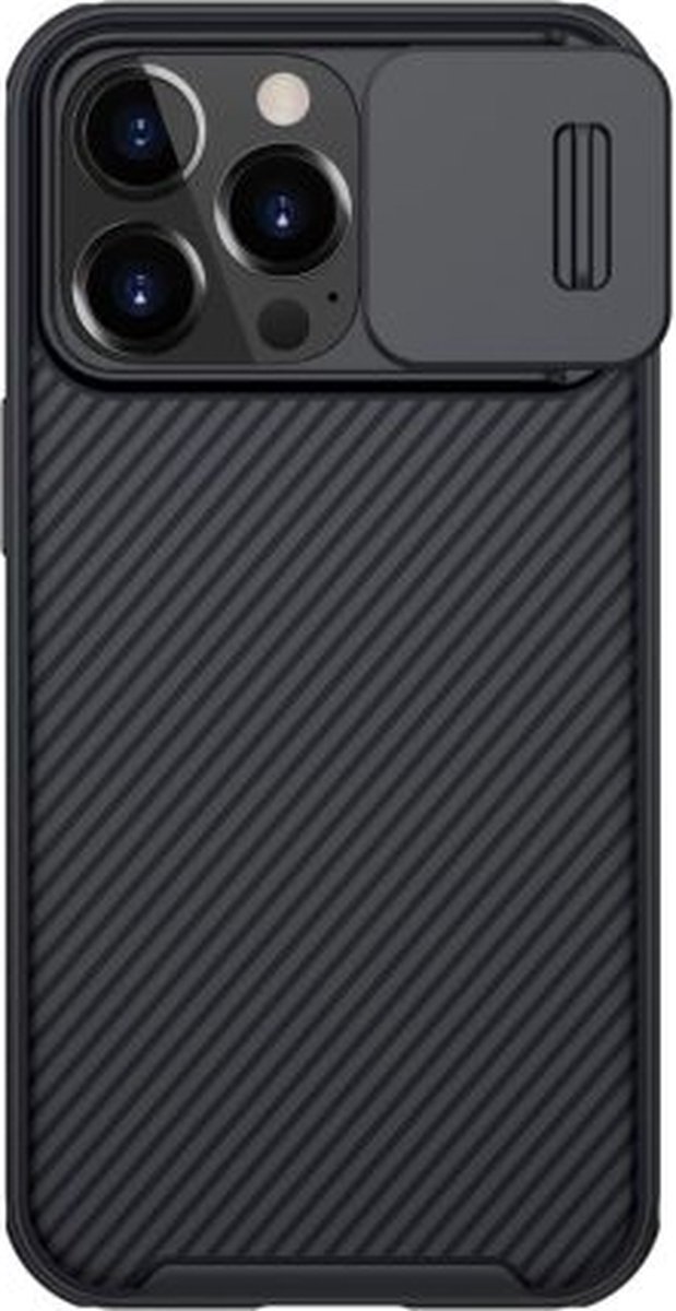 CamShield Apple iPhone 13 Pro Hoesje met Camera Slider Zwart