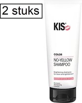 KIS No Yellow Shampoo 2x 250ml - Duopack