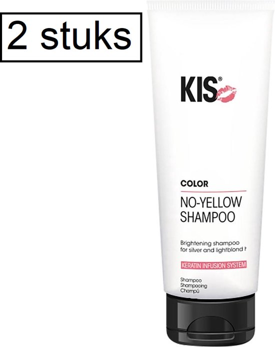 KIS No Yellow Shampoo 2x 250ml