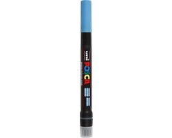 Brushverfstift posca pcf350 1-10mm lichtblauw