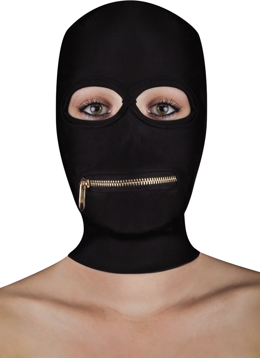 Goedkoopste BDSM masker met mond-rits