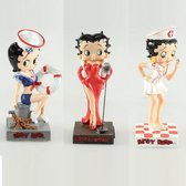 Betty Boop verzamelfiguurtjes - beeldjes kunsthars - zangeres en dokter - 12 cm