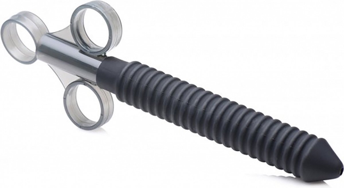 Ribbed Silicone Lubricant Launcher