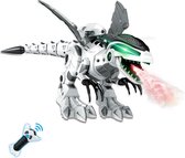 FlexToys® Dinosaurus Speelgoed - Robot Dinausaurus met Afstandbediening, Vuurspray en Muziek - Speelgoed Jongens en Meisjes vanaf 3 Jaar
