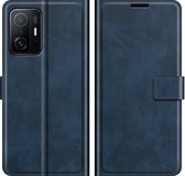 Deluxe Book Case - Xiaomi 11T Hoesje - Blauw