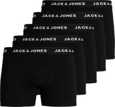 JACK&JONES PLUS JACBASIC TRUNKS 5 PACK  PS Heren Onderbroek  - Maat EU4XL US2XL