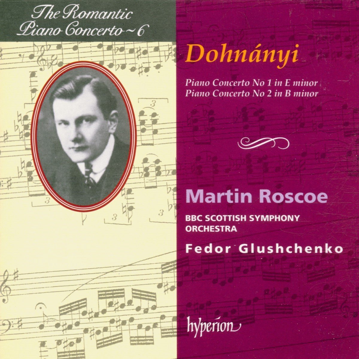 Martin Roscoe, BBC Scottish Symphony Orchestra, Fedor Glushshenko - Dohnanyi: Romantic Piano Concerto Vol 6 (CD)