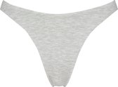 Hunkemöller Lingerie Dames Hoge string Ovia HKM x NA-KD  - Grijs - maat XL