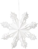 Broste Copenhagen papieren sneeuwster wit - Papier - Kerstversiering -