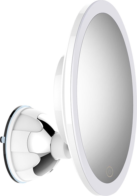 Innovision Make up spiegel - Met verlichting en zuignap