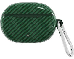 KELERINO. Plastic Hoesje Geschikt voor Beats by Dr. Dre Studio Buds Headset - Groen