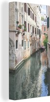 Canvas Schilderij Gebouwen in Venetië - 20x40 cm - Wanddecoratie
