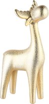Rendier staand - Goud - 11 x 7 x 22 cm hoog.