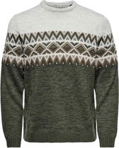 Only & Sons Trui Onsnew Ludvig Crew Knit 22020826 Pelican Mannen Maat - XS