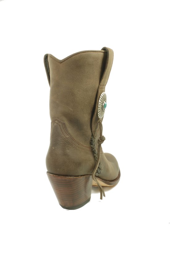 Sendra Boots 10748 Laly Donker Taupe Handgemaakt GoodYear Welted Dames  Enkellaars... | bol.com