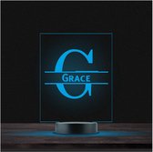 Led Lamp Met Naam - RGB 7 Kleuren - Grace