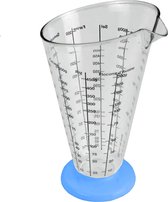 Metaltex Maatbeker 500 Ml Transparant/blauw