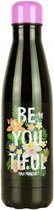Maui & Sons Drinkfles Junior 500 Ml Rvs Zwart