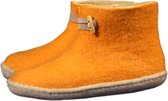 Vilten herenslof  High Boots yellow Colour:Geel/ Ecru Size:44