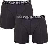Adamo Boxershort Julian zwart 2-pack (Maat: 3XL)