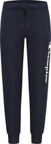 Champion Rib Cuffed Logo Joggingbroek Sportbroek - Maat 164  - Unisex - zwart - wit