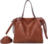 Handtas Ines Delaure camel