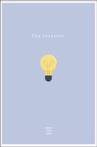 Walljar - The Inventor - Muurdecoratie - Poster met lijst