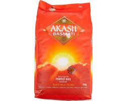 Akash Basmati Rijst – Premium Kwaliteit - 20 kg Zak – Authentieke Aroma & Lange Korrel
