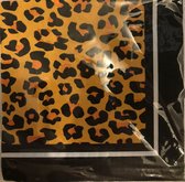 servetten luipaard print 20 stuks 16.5 cm x 16.5 cm