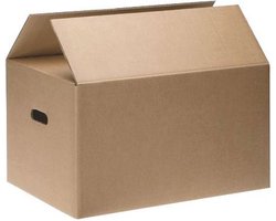 50 handzame verhuisdozen met handvat + 3 rollen tape