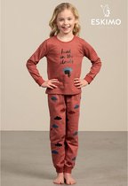 Eskimo pyjama meisjes - bordeaux - Kolor - maat 152