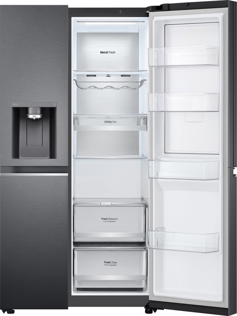 LG GSJV90BSAE frigo américain Autoportante 635 L E Acier inoxydable