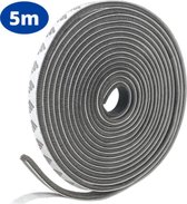 Tochtstrip Voor Deuren Met Geluidsisolatieborstel Zelfklevend 2 Stuks 100x3 Cm