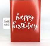 Carte de Happy anniversaire - Carte d'anniversaire drôle - Musique non-stop et paillettes !