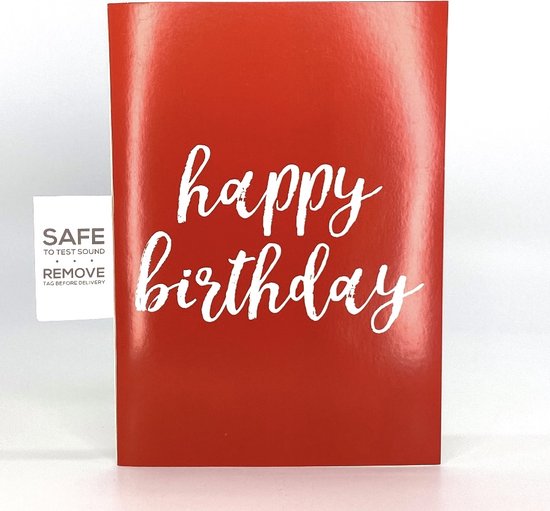 Happy Birthday Card - Grappige Verjaardags Kaart - Nonstop muziek & Glitters!