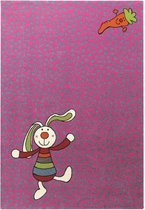 Sigikid - Kindertapijt - Rainbow Rabbit - 100% Polypropylen heatset frisée - Dikte: 13mm