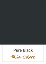 Pure Black - muurprimer Mia Colore