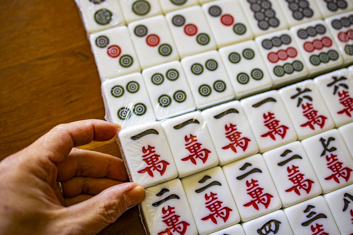 Mahjong Chinois Coche De Mahjong Chinoise Et Magnifique Boîte De