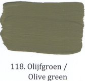 118. Olijfgroen - voorstrijkmiddel dekkend l'Authentique